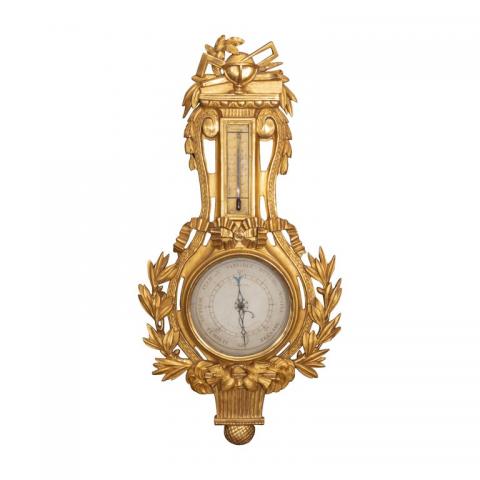 18th_Century_French_Louis_XVI_Gilt_Barometer
