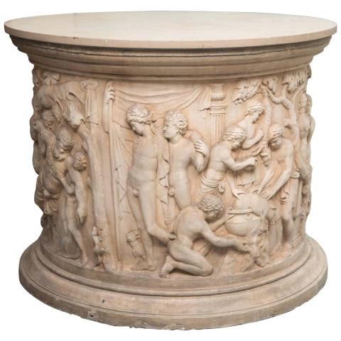 Greco_Roman_Circular_Fountain_as_Centre_Table