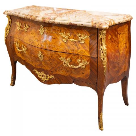 Louis_Style_XV_Marquetry_Commode