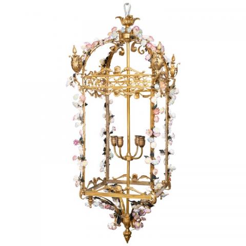 Louis_XV_Style_Gilt_Bronze_Lantern_with_Porcelain_Floral_Decorations