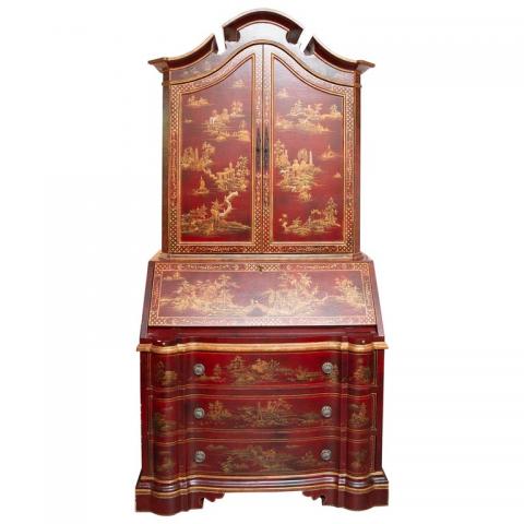 Red_Japanned_Bureau_Bookcase