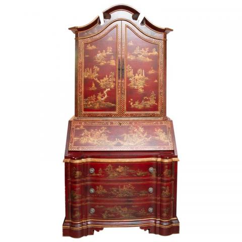 Red_Japanned_Bureau_Bookcase