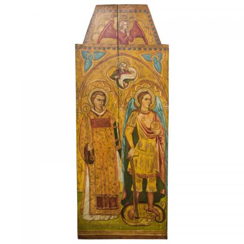 Religious Icon Painted on Board